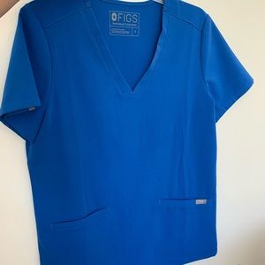 Figs scrubs bright blue women’s size small